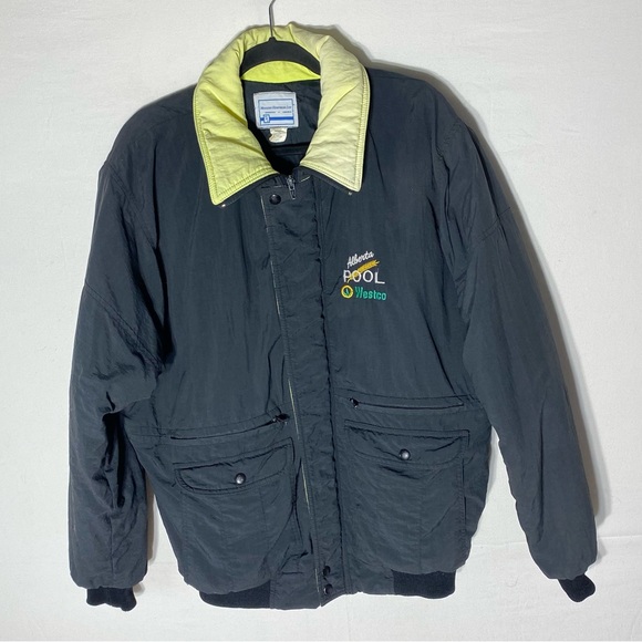 Vintage Alberta Grain Pool Westco Black & Yellow Jacket with Embroidered Logo L - Picture 15 of 15